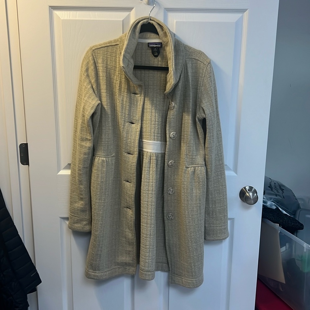 Patagonia better sweater trench coat